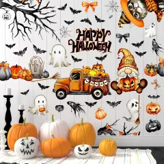 Watercolor Halloween Wall