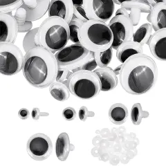 40 Sets Safety Eye 4 Sizes Wiggle Googly Eyes 10/13.5/18/23mm