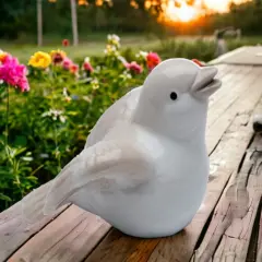 Ceramic Brown Bird Figurine, Home D&eacute;cor, Gift for Her, Gift for Mom, Kitchen D&eacute;cor, Birdwatcher Gift, Vintage Decor