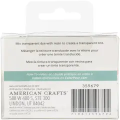 American Crafts Color Pour Resin Dyes .3oz 4/Pkg