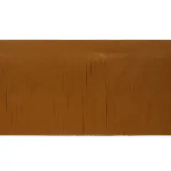 5 Yards of 4" Premium Vegan Leather Fringe Trim | 5 yard cut Light Brown