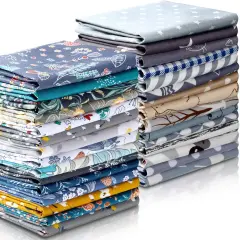 30 Pieces 10 x 10 Inches Cotton Fabric Bundle Squares