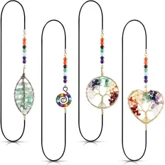 Chakra Crystals Tree Shape for Office Teacher Student Reading Birthday Gifts