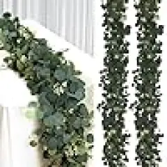 Eucalyptus Leaves Greenery Vines for Table Runner Wedding Bedroom