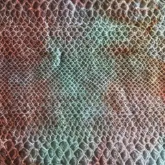 1 Yard Medusa Velvet Foil Fabric Glitter Dot 3D Print Spandex for Costumes, Dancewear & Cosplay 60" Wide by Spandex Palace Lime Orange Combo