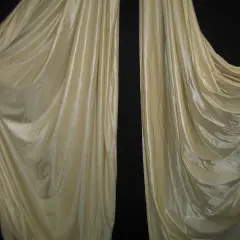 1 Yard Champagne Low Stretch Polyester Fabric For Aerial Silks Yoga Hammocks Heavy Duty Craft 108&Prime;-120&Prime; Wide