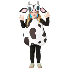 Big Eyed Cow Costume Toddler Unisex Halloween Dress-Up