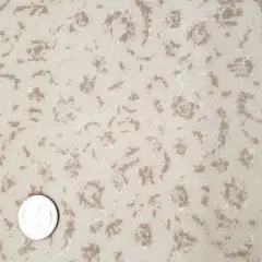 1 Yard Taupe Rayon Crinkle Fabric Lightweight 50/52" Wide Woven Crepon for Fashion Apparel