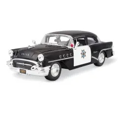Collections Etc 1955 Buick Century Police Car 1:26 Scale Die-Cast Model