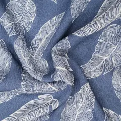 1 Yard Rayon Denim Ivory Woven Fabric, 50/52&Prime; Wide 100% Rayon