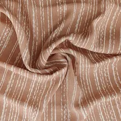 1 Yard Rayon Crinkle Fabric Taupe/Ivory Lightweight Material for Appare & Dresses 50/52" Wide