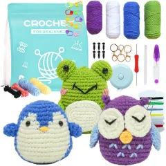 Crochet Kit for Beginners ,DIY Crochet Kit