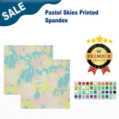 Pastel Skies Printed Spandex
