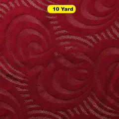 Swirl Lace 4-Way Stretch Nylon Spandex Lace in 6 Colorways Beet Red