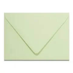 Colorplan PISTACHIO - 91 Lb. / 135 gsm / 8 pts Matte Premium Cardstock Paper Text A2 Euro Flap Envelopes Bulk Pack of 250