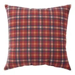 Fall 18" Durwood Plaid Throw Pillow