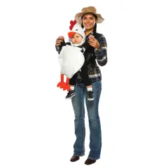 Chicken And Farmer Baby N Me Halloween Costume Carrier Outfit