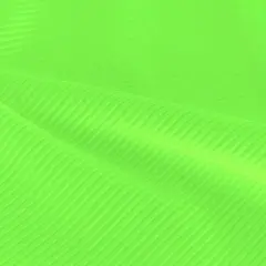 Ribbed Spandex Fabric Electric Lime