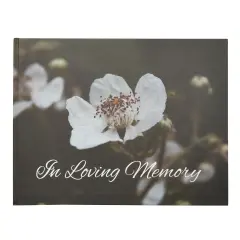 In Loving Memory Funeral Guest Book for Memorial Service, Celebration of Life (94 Pages, 11 x 8.5 in) Multicolor