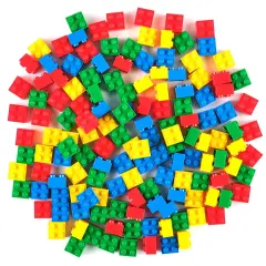 Strictly Briks Classic Bricks Starter Kit, Blue, Green, Red, and Yellow, 144 Pieces, 2x2 Inches, Building Creative Play Set for Ages 3-14, 100% Compatible with All Major Brick Brands Multicolor