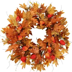 21&rsquo;&rsquo; Artificial Autumn Fall Wreath