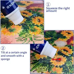 120ml Diamond Painting Sealer Protectant Brightener, Diamond Art Painting Accessories Glue