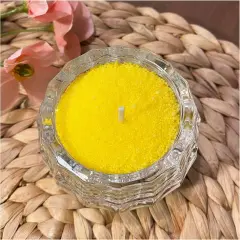 Refillable Pearled Candle Sand 18oz, Unscented, 30 Cotton Wicks