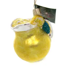 Old World Christmas 3.0 Inch Lemonade Tree Ornament , Refreshing Veverage Yellow