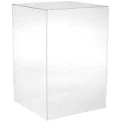 Plymor Clear Acrylic Display Case, 12" W x 12" D x 18" H No Base