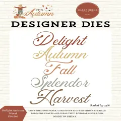 Its Autumn Medium Die Set-Delight Autumn Word