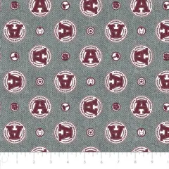 Licensed Marvel Prints Avengers - Avengers Patches Red Cotton Fabric by the Yard