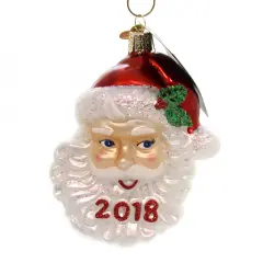 Old World Christmas 4.25 In 2018 Nostalgic Santa Tree Ornament , St Nick Ornament Multicolored