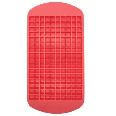 Handy Housewares Flexible Silicone Easy-Release Mini Crushed Ice Cube Tray - Each Makes 160 Small Ice Cubes Pink