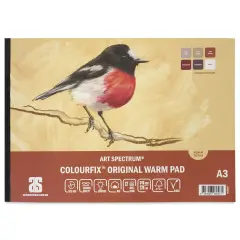 Art Spectrum Colourfix Pastel Pad - Pkg of 12 Sheets, Warm Tones, A3