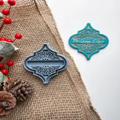 MANDALA NAME PLATE ORNAMENT | MOROCCON | CLAY CUTTER