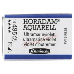 Schmincke Horadam Aquarell Watercolor - Ultramarine Violet, Full Pan