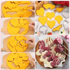 Thanksgiving Cookie Cutters Set &ndash; 12 Pcs Pumpkin Turkey Maple Leaf Squirrel Fall Shapes