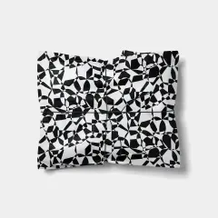 Geo Shapes Black & White Gift Wrap