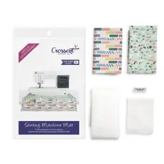 Crosscut Sewing Co.&reg; Sewing Machine Mat Sewing Project Kit for Beginners with Fabric, Instructions and Video Washi