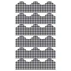 Gingham Extra Wide Deco Trim&reg;, 37 Feet Per Pack, 6 Packs