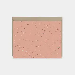 Flecked Cards, Blank Thank You Card,