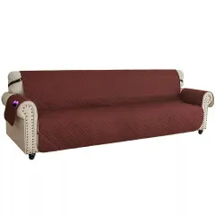 Waterproof Layer Couch Seat Protector Sofa Covers 4 Seats Sofa Slipcover