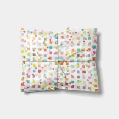 Confetti Grid Gift Wrap