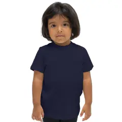 BELLA + CANVAS&reg; Toddler Crewneck Short Sleeve Jersey T-Shirt Navy