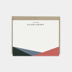 Color Block Note Cards III