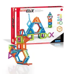 PowerClix&reg; Frames, Magnetic Building Set, 48 Pieces