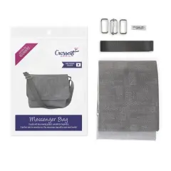 Crosscut Sewing Co.&reg; Messenger Bag Sewing Project Kit for Beginners Kantha cloth