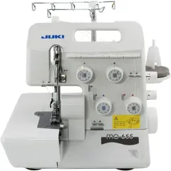 JUKI MO-655 2/3/4/5 Thread Serger Sewing Machine with Pearl Finish