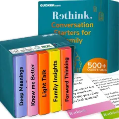 Rethink!: Conversation Starters for Families | 250 Cards