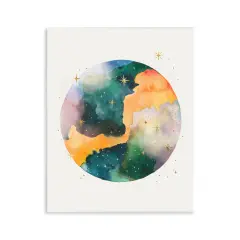 Stupell Industries Outer Space Nebula Wall Plaque Art Design by Dorothy Fagan